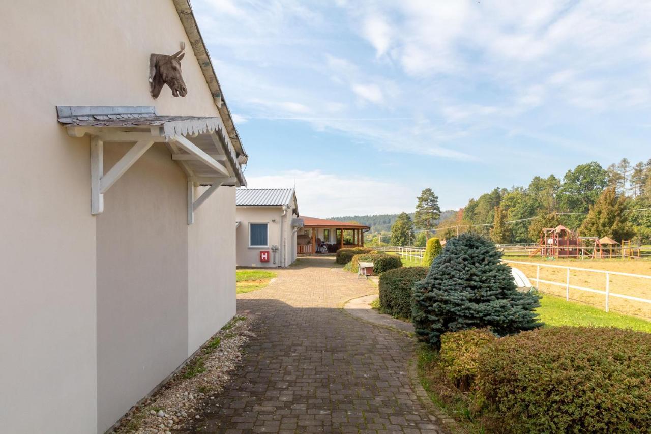 Farma Slunecny Dvur Apartmany A Family Stany Strecha Pod Strechou Hermanuv Mestec Bagian luar foto