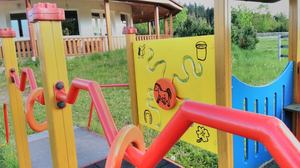 Farma Slunecny Dvur Apartmany A Family Stany Strecha Pod Strechou Hermanuv Mestec Bagian luar foto